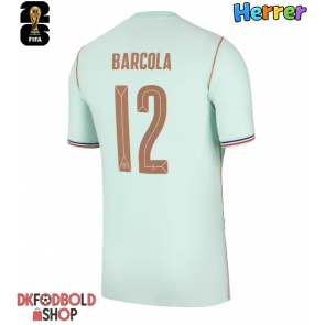 Frankrig Bradley Barcola #12 Udebanetrøje VM 2026 Kort ærmer
